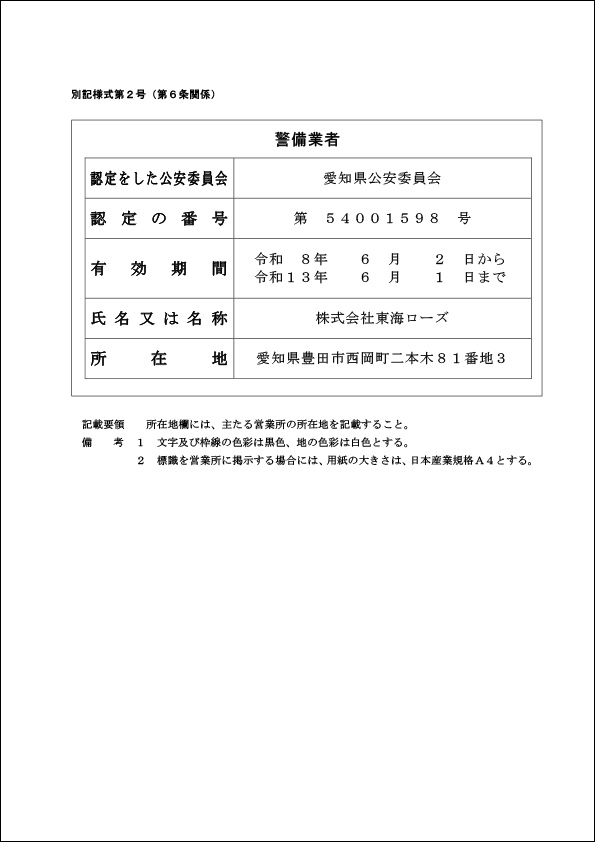 標識